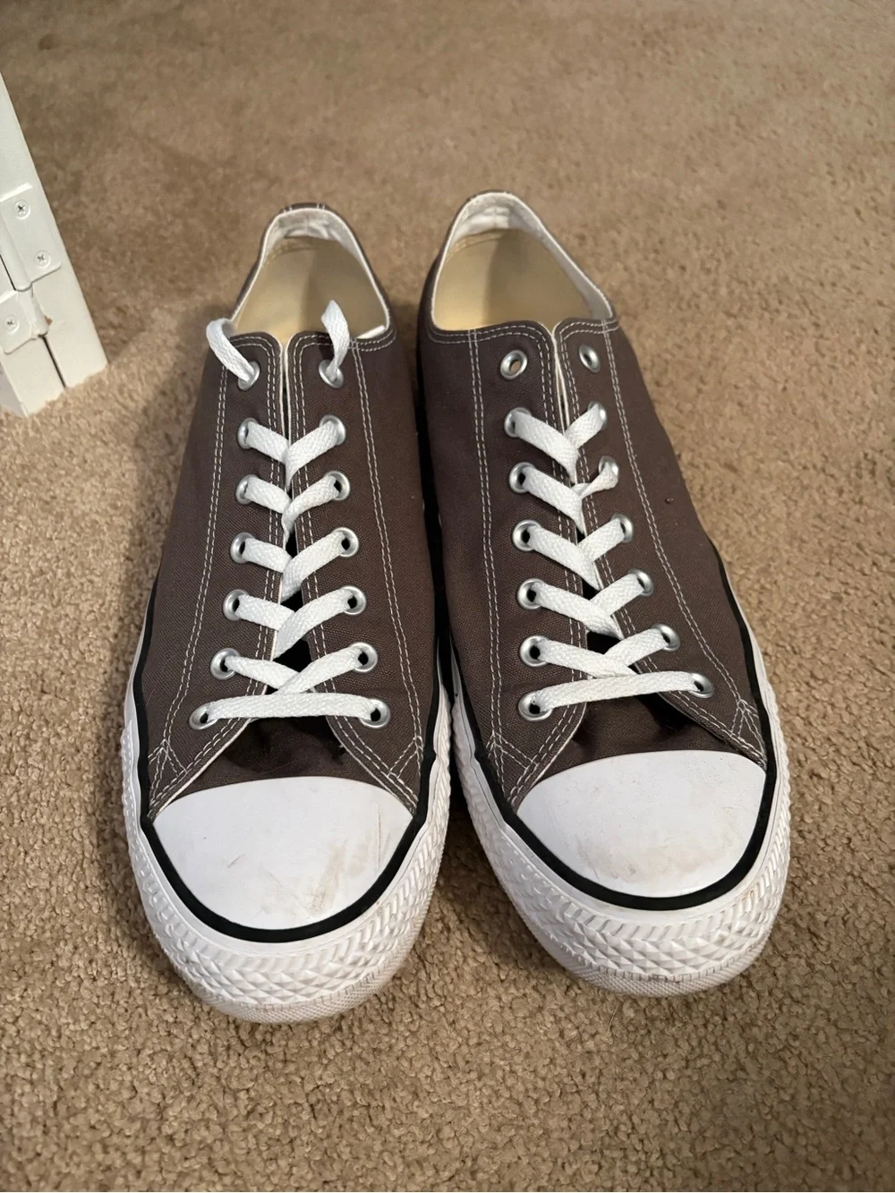 Men's Classic Low-Top Canvas Sneakers in Gray